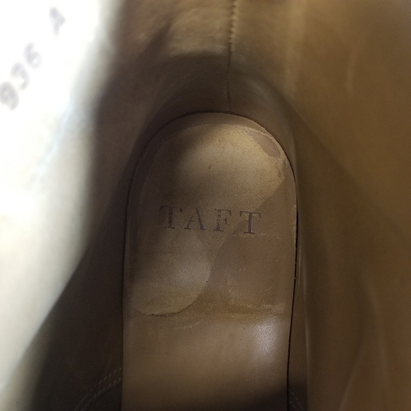 Taft The Dragon textured leather cap toe combat ankle boots main image 7